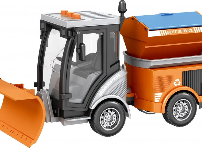 Voiture de nettoyage avec effets
