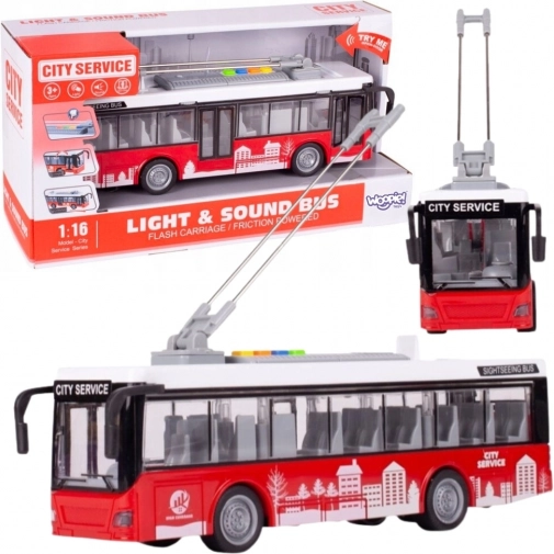 Trolleybus interactif Woopie 1:16