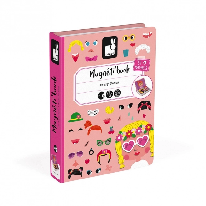 Magnetibook Visages Amusants pour Filles