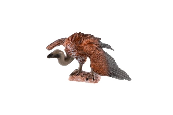 Vautour africain en plastique zooted 10cm dans un sachet