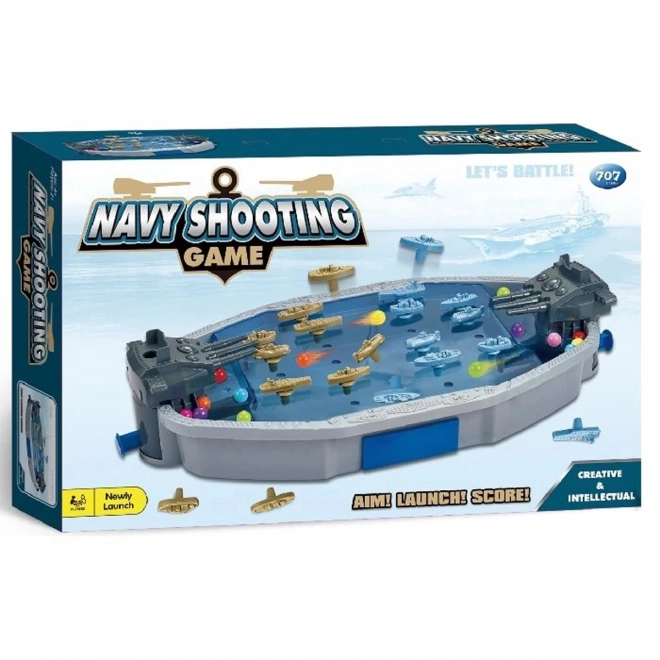 Woopie jeu Bataille à la mer Statky 3D Catapulte à billes