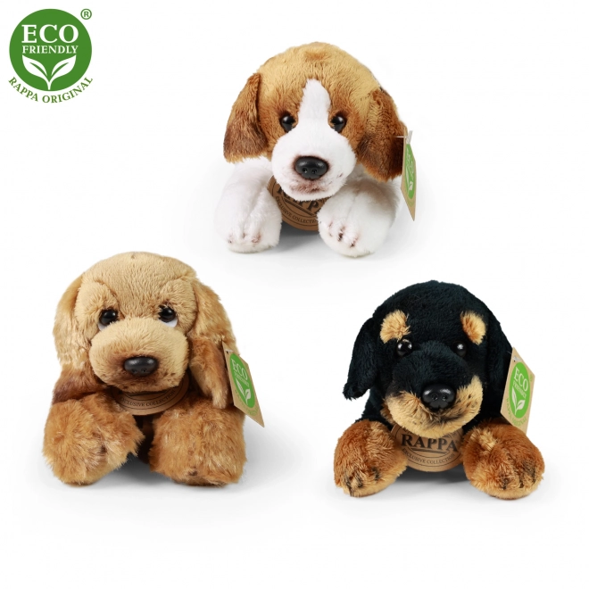 Chien en peluche 18 cm éco-responsable