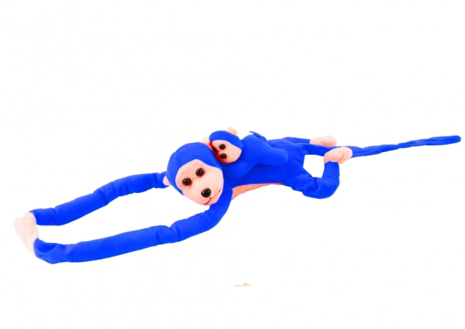 Mascotte en peluche Baby Monkey Blue 70 cm