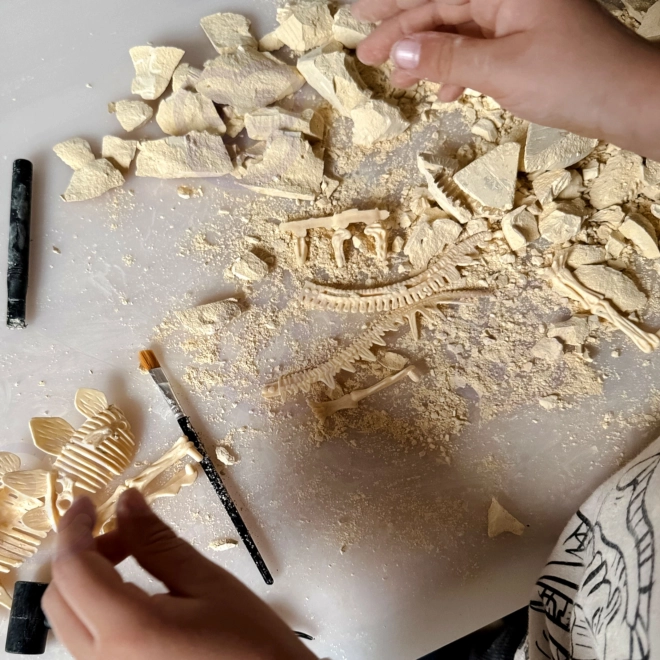 Jouet créatif Woopie dinosaure squelette fouilles