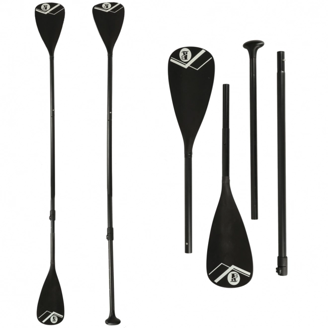 Pagaie SUP kayak pliable en aluminium 2 en 1 réglable 175 - 220 cm