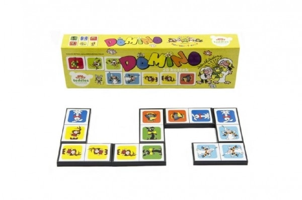 Domino Viens avec nous dans le conte de fées 28 pièces jeu de société en boîte 21x6x3cm