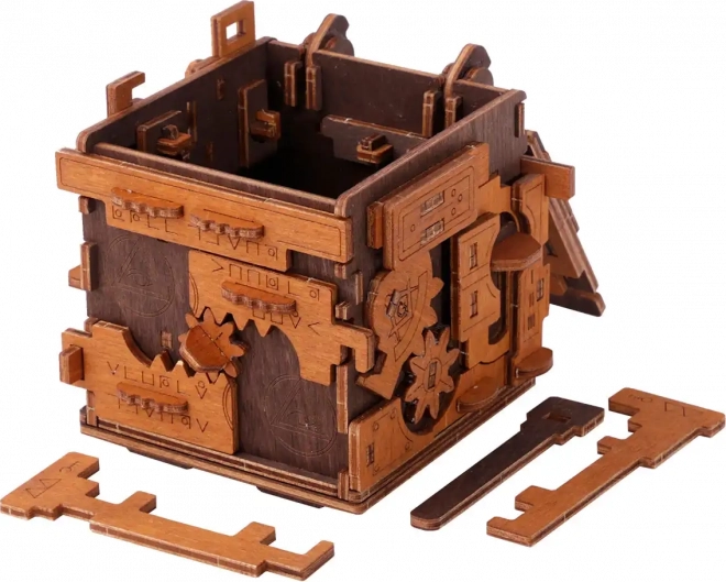 Boîte à énigmes en bois jeu d'évasion 149 pièces
