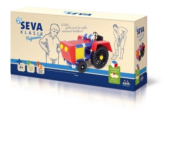 Jeu de construction SEVA CLASSIQUE Le plus petit plastique 115pcs dans une boîte 31,5x16,5x7,5cm