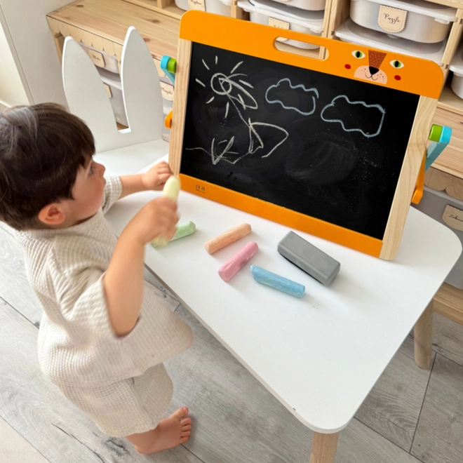 Tableau magnétique et ardoise pour enfants 2 en 1 Tooky Toy