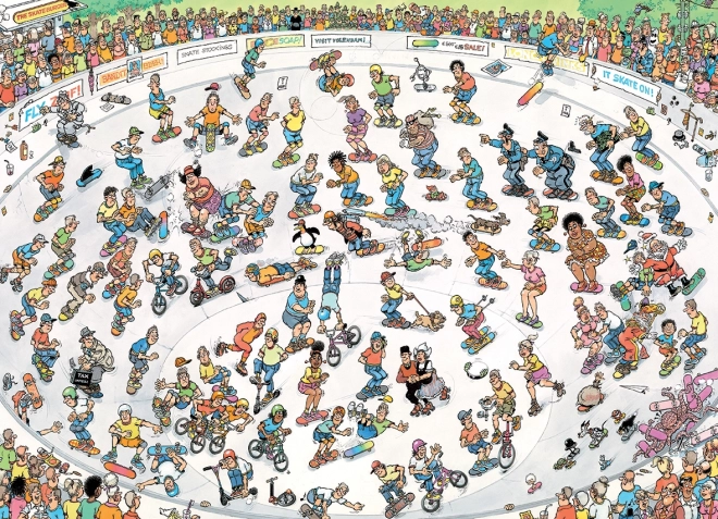 Puzzle JUMBO JvH Course sur piste 1000 pièces