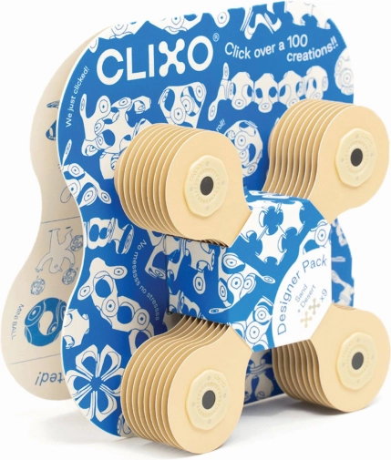 Blocs magnétiques Clixo Designer Pack, couleur beige