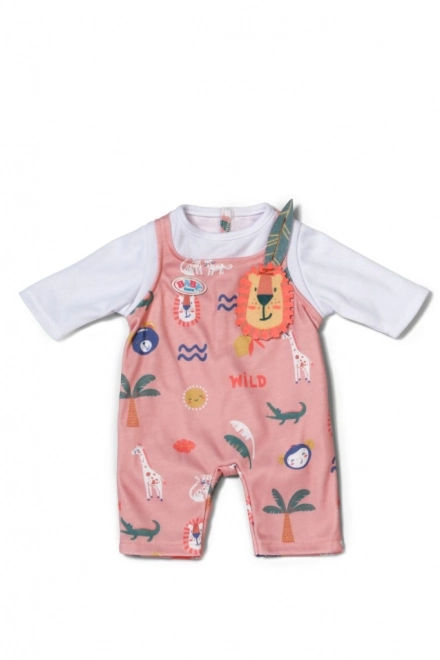 Grenouillère Jungle pour poupées BABY born 43 cm