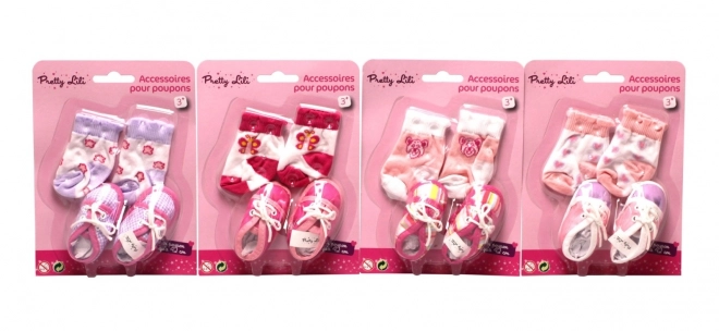 Chaussettes et petites bottes pour poupées - taille 38 à 43