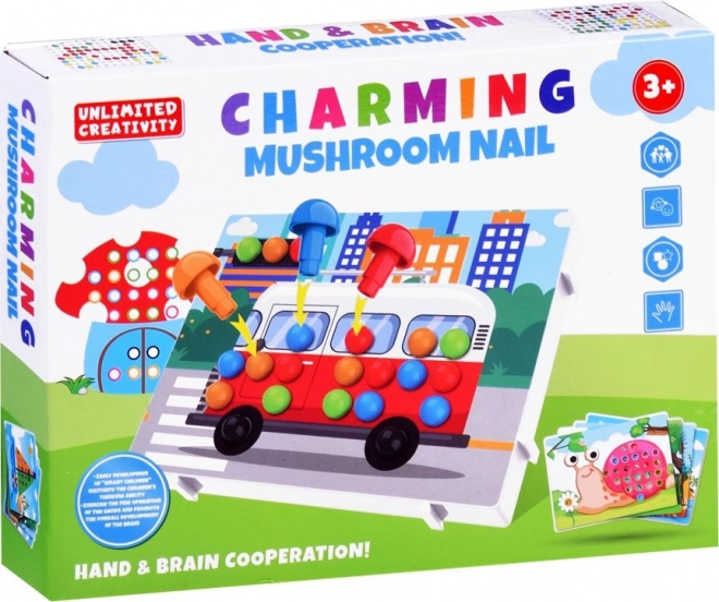 Puzzle éducatif mosaïque colorée pour enfants