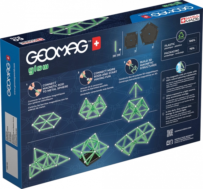 GEOMAG Glow 60 pièces