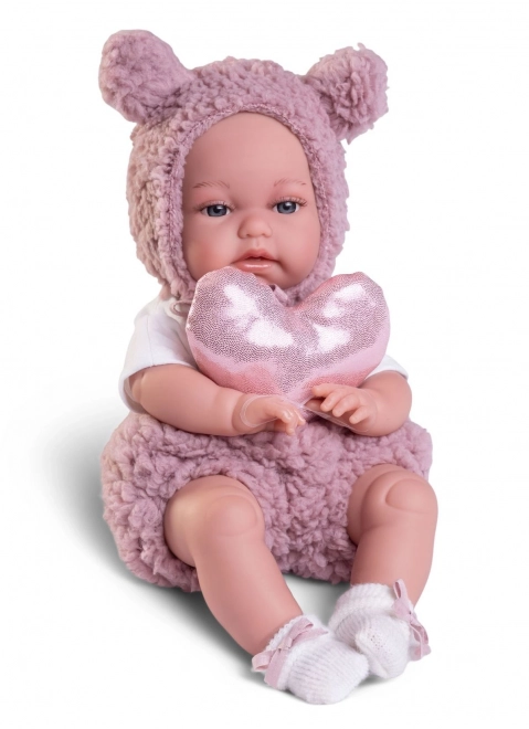 Antonio Juan 70361 TONETA - poupée bébé réaliste avec fonction de mouvement spéciale et corps en tissu doux - 34 cm