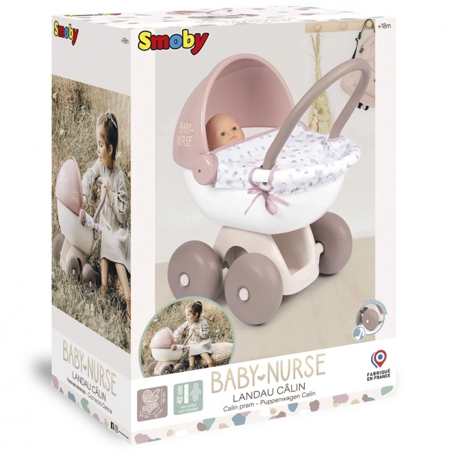 Poussette beige profond pour bébés BN