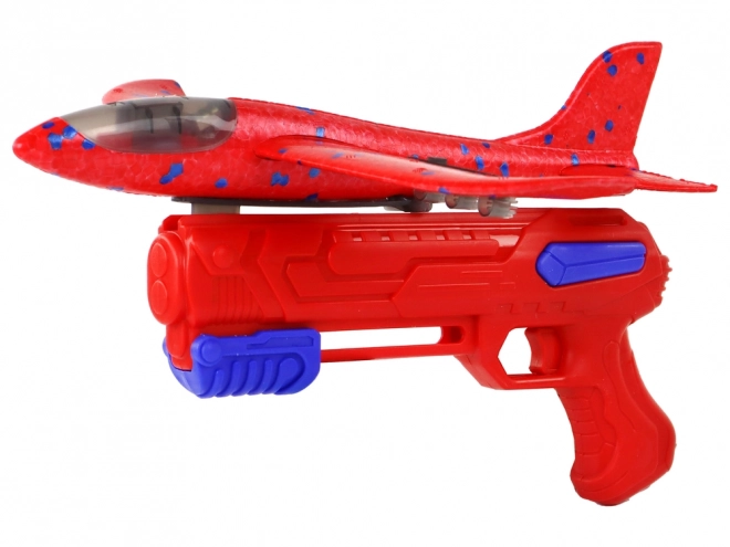 Lanceur de bulles de savon Avion Rouge