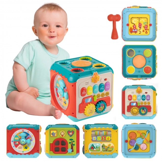 Cube d'activités Montessori 6 en 1