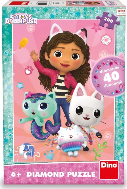 Puzzle ludique 200 pièces avec diamants