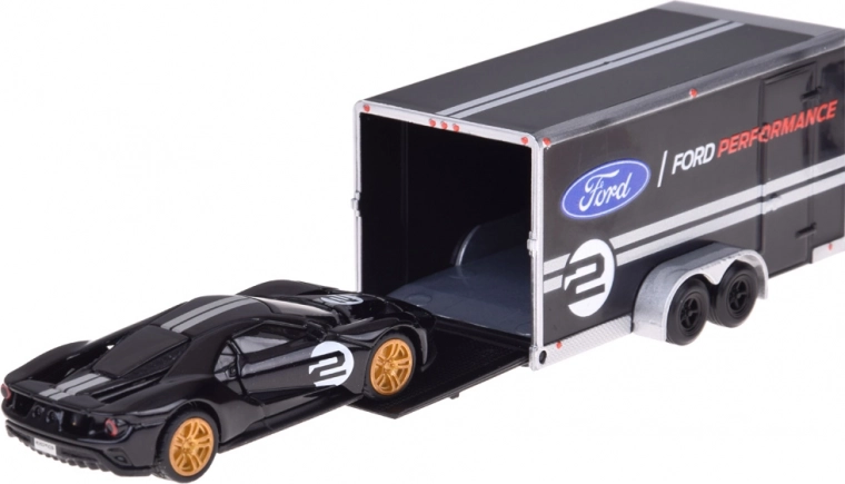 Remorque fonctionnelle avec rampe de chargement