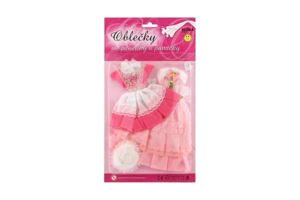Vêtements avec accessoires pour poupées 2 pièces