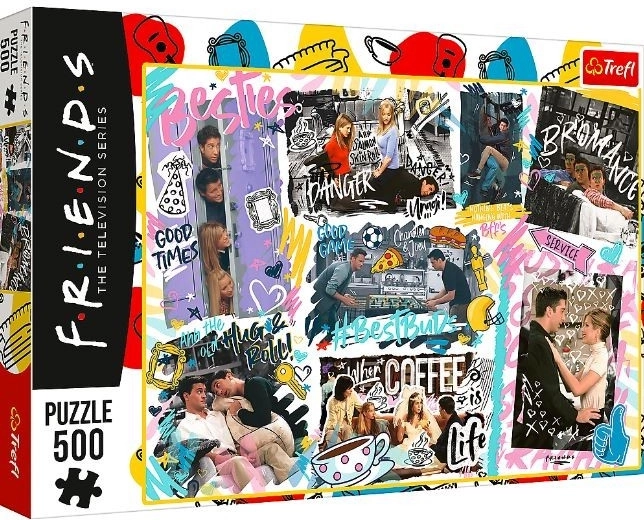 Puzzle 500 pièces Amis Collage