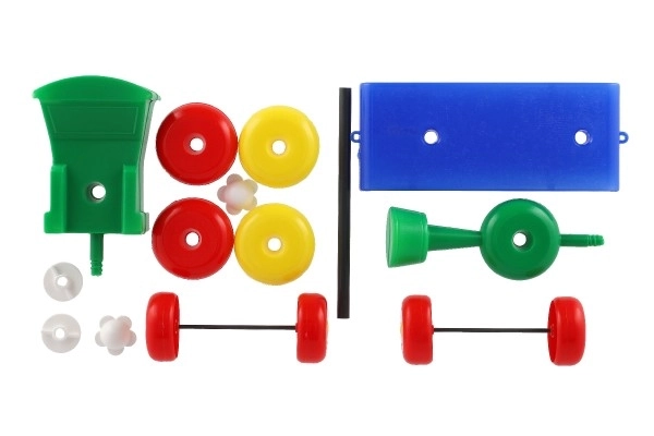 train en plastique coloré pour enfants avec anneaux