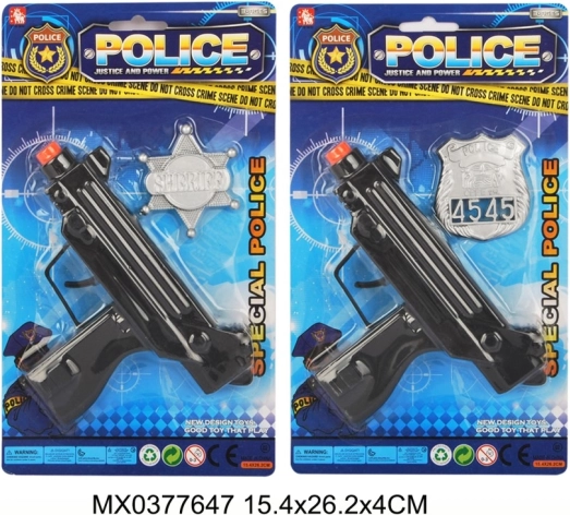 Set de police avec badge pour enfants