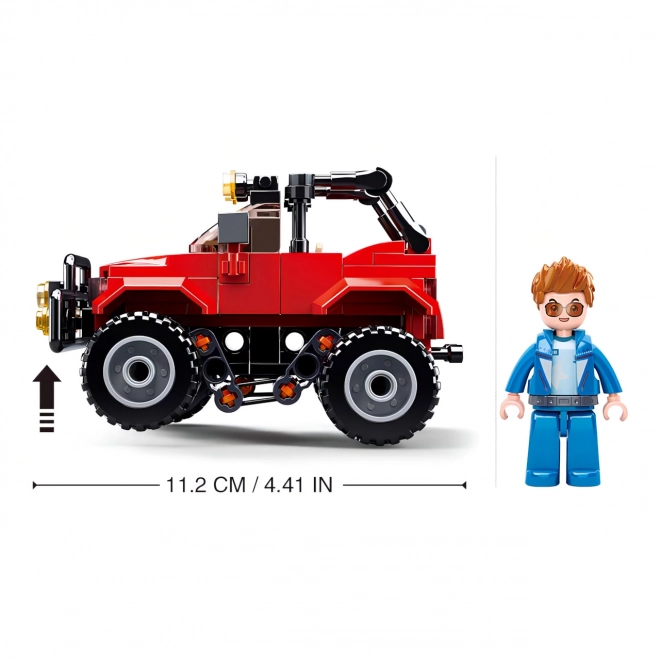 Sluban Town M38-B0902 Jeep rouge