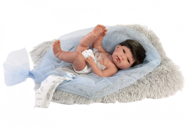 Poupée réaliste bébé Llorens Nouveau-Né Garçon avec corps tout vinyle 40 cm