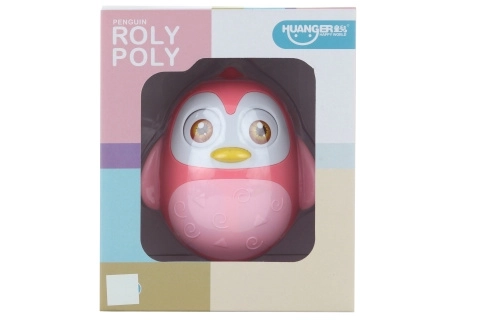 Pingouin rose rolly polly pour enfants