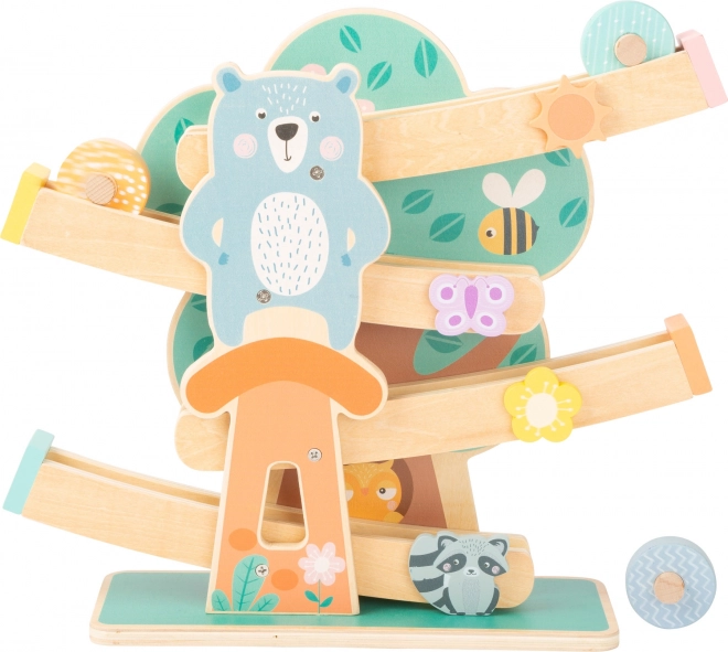 Petite piste en bois Small Foot dans des couleurs pastel