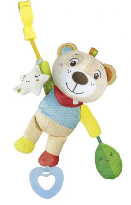 Ours en peluche avec clip Clementoni Baby
