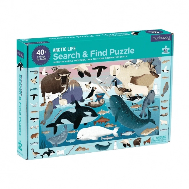Puzzle Mudpuppy Assembler et chercher : Vie en Arctique