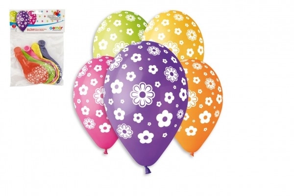 Ballons gonflables fleurs - 5 pièces