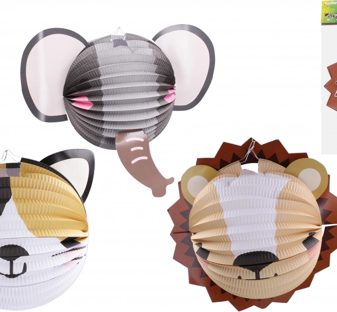Lampion Boule Animaux 25 cm