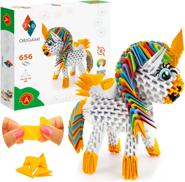 ALEXANDER 3D origami – licorne, 656 pièces