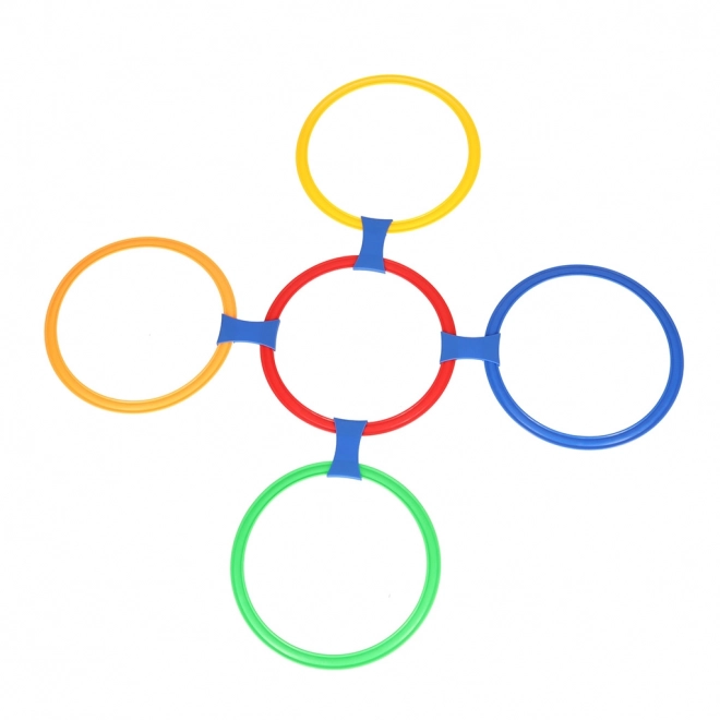 Jeu de saut - cercles colorés