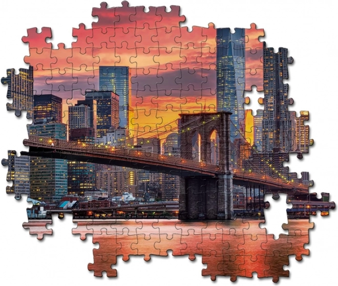 Puzzle 1500 pièces Compact East River au crépuscule