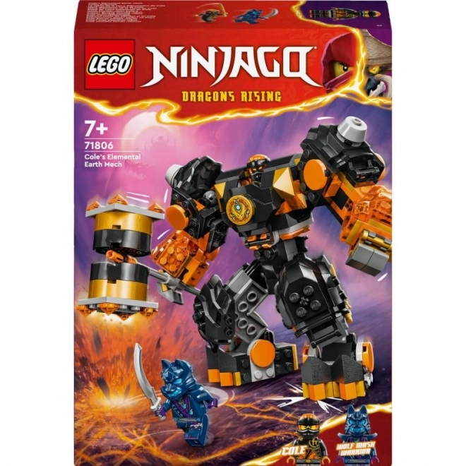 LEGO4; NINJAGO4; 71806 Cole9; le robot terrestre élémentaire
