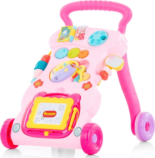Trotteur interactif Funny – Rose