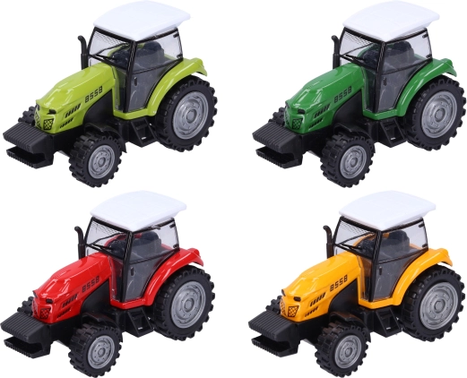 Tracteur en métal à rétrofriction 10,5 cm
