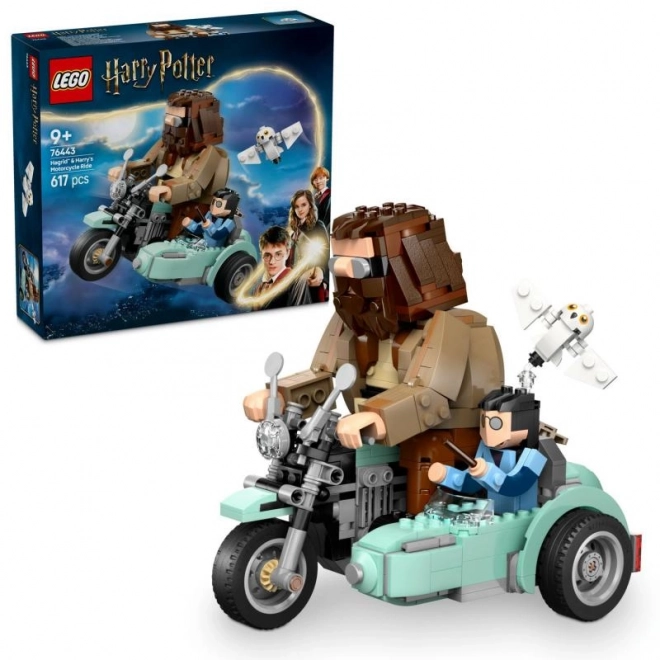 Balade à moto avec Hagrid et Harry