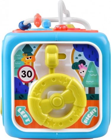 Trieur de formes, horloge et volant