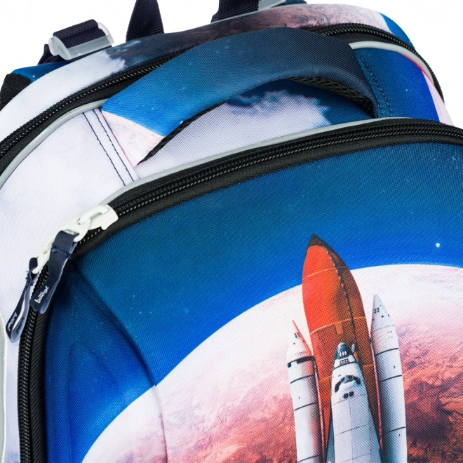 Ensemble scolaire Baagl Space Shuttle : cartable, trousse, sac