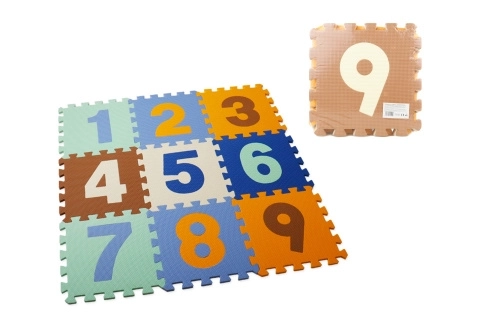 Puzzle en mousse 9 pcs chiffres