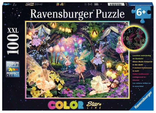 Puzzle magique Ravensburger jardin enchanté 100 pièces
