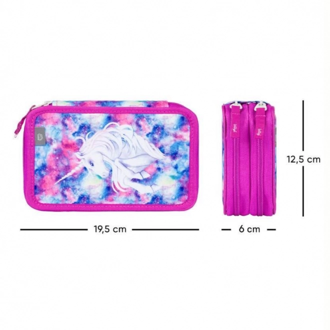ENSEMBLE BAAGL 5 Shelly Licorne : cartable, trousse, sac, chemise, boîte