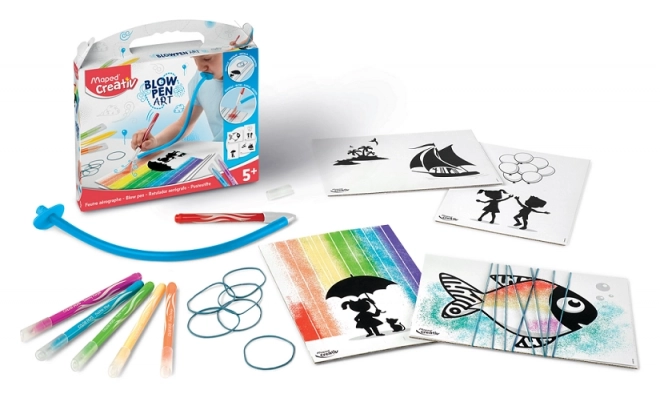 Set de stylos soufflants Maped String'Art Blowpen